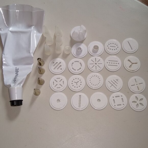 Faberware Piping bag + set tips Icing frosting cake, cookies, Decoration, Baking - Picture 2 of 8